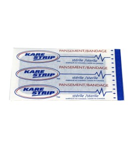 Blue fabric detectable bandages, 5 x 7.5 cm (2 x 3 in), 50/box.