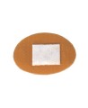 Pansements ronds en plastique beige sans latex, 2.2 cm (7/8 po), 50/bte.