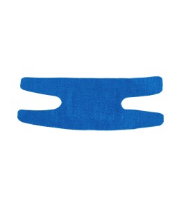 Blue fabric detectable bandages for knuckles, 3.8 x 7.5 cm (1.5 x 3 in), 50/box.