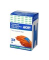 Blue fabric detectable bandages for knuckles, 3.8 x 7.5 cm (1.5 x 3 in), 50/box.