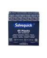 Refill 45 plastic adhesive bandages for "Salvequick" bandage distributor   (PS120).