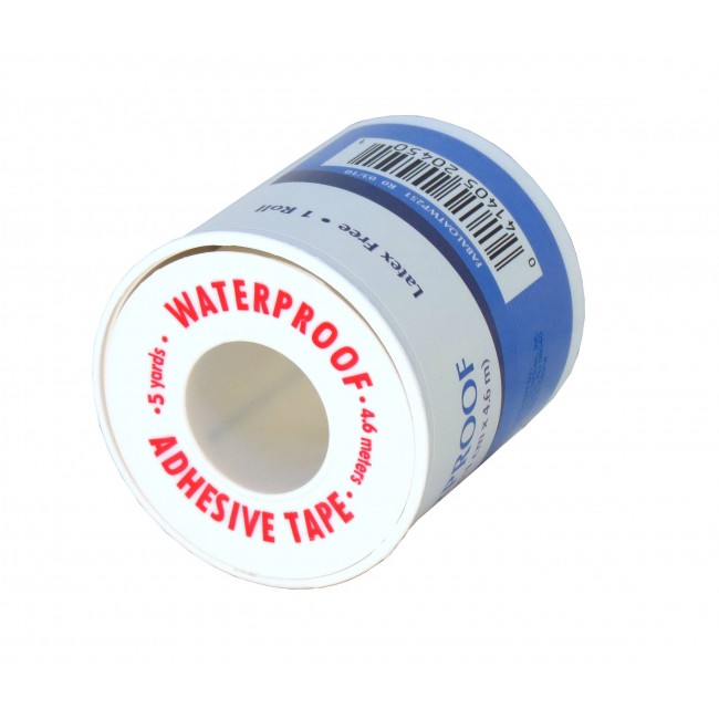 Waterproof white adhesive tape, 2 in x 15 ft.