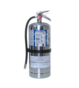 Portable fire extinguisher 1.6 gallons, type AK, ULC 2AK, with wall hook. Ideal for commercial kitchens and restaurents.