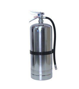 Portable fire extinguisher 1.6 gallons, type AK, ULC 2AK, with wall hook. Ideal for commercial kitchens and restaurents.