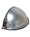 Acrylic half dome convex mirror, for 180-degree view in a T-intersection.