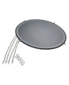 Hemispheric interior mirror 360 degre Ideal location: 4-way intersections.