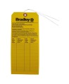 Bradley inspection tag for emergency showers and wash stations