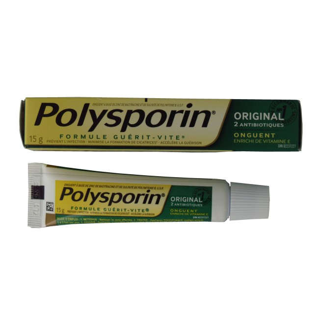 Gel antibiotique Polysporin, 15 g.