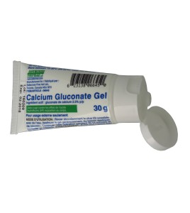 Calcium gluconate gel, 30 g.