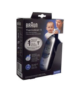 Digital ear thermometer, for infants and toddlers.