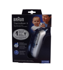 Digital ear thermometer, for infants and toddlers.