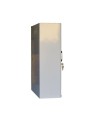 Wall-mounted metal first aid cabinet with acrylic door panel and lock with 2 keys.