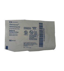 Sterile roll of stretch gauze bandage (KLEEN), 2 in x 12 ft, sold individually.