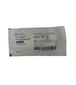 Sterile roll of stretch gauze bandage (KLEEN), 4 in x 12 ft, sold individually.