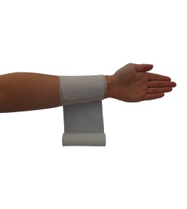 Sterile roll of stretch gauze bandage (KLEEN), 4 in x 12 ft, sold individually.