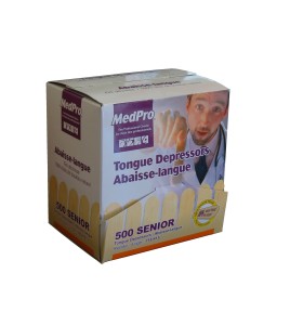 Non-sterile wooden tongue depressors, bulk, 500/box.