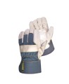 Endura® cowgrain leather and cotton fitters gloves, Gunn cut, with 4” bandtop cuff. Sold by the pair.