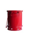 Bidon pour chiffons imbibés d'huiles ou solvants, 10 gallons, avec pédale, approuvé FM, UL, OSHA 