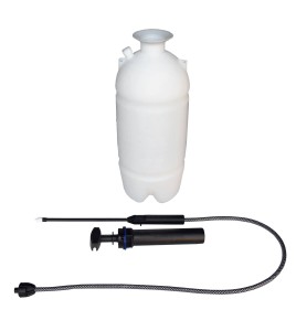 8L handheld sprayer in high density polyethylene with a multi tip spray nozzle. Ideal for abatement wetting or lockdown agent.