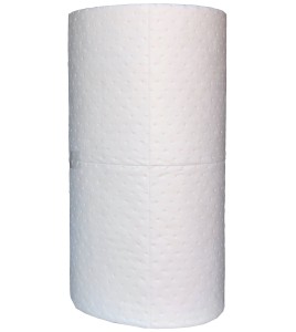 Oil-only absorbent roll for oil-based spills, 30 inches X 150 feet.