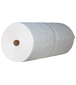 Oil-only absorbent roll for oil-based spills, 30 inches X 150 feet.