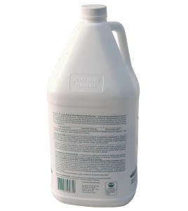 Benefect ecofriendly broad spectrum disinfectant with thyme oil, effective against mold, bacteria & viruses. 1 gal US bottle.