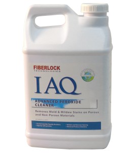 Fiberlock Technologies™ Advanced Peroxide Cleaner® mold stain remover with hydrogen peroxide. 2.5 gal US container.