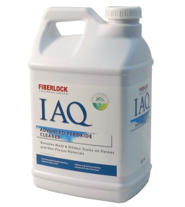 Fiberlock Technologies™ Advanced Peroxide Cleaner® mold stain remover with hydrogen peroxide. 2.5 gal US container.