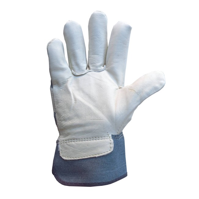 Endura® cotton palm-lined smooth top grain cowhide fitters glove. ASTM/ANSI protection level 3. Sold in pairs.