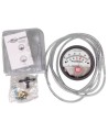 Magnehelic S2000 pressure gauge with scale from 0 to 0.25 inches of water (0 to 60 Pa), to indicate differential pressure