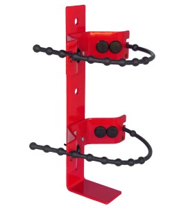 Amerex 864 heavy-duty vehicle rubber strap bracket for 5 lb portable fire extinguishers, Ø 7-8 inches