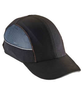 Ergodyne baseball-style bump cap with 4 LEDs. Lightweight protection against bumps.