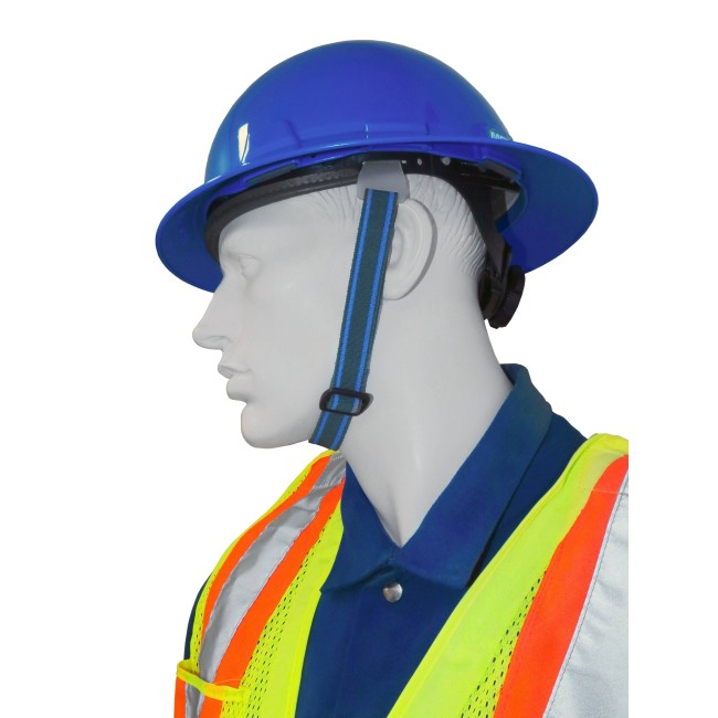 Accessory MSA 2-point elastic polyester chin strap compatible with most models of MSA hard hats. Sold individually