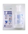 Wall-mounted kit for emergency eye wash, 1 liter.