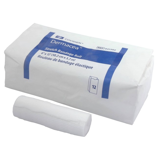 Rouleaux de bandage de gaze non-stériles, 4 po x 12 pi, 12/bte.