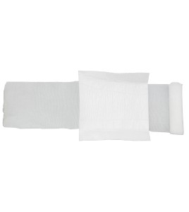 Sterile compress bandage, 6 x 6 in, sold individually.