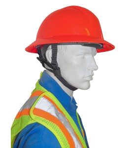 Accessory North Safety 4-point adjustable elastic nylon chin strap for North A119R hard hats. Sold individually