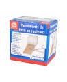 Elastic fabric bandage roll, 8 cm x 5 m (3.2 in x 16 ft), to cut as needed.