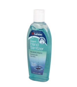 Hand sanitizer antiseptic gel with aloe vera, 118 ml.