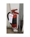 Wall hanger for Ansul Sentry chemical powder extinguishers, 10 to 14 lbs