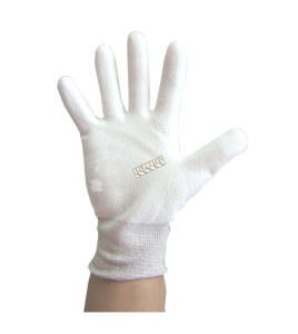 Superior Touch white Dyneema cut-resistant gloves with PU coating, ASTM/ANSI puncture resistant level 3 & cut resistant level A2