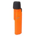 UK4AA-AS2 certified anti-explosion front switch flashlight with xenon bulb. Orange casing.