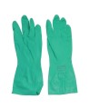 Nitrile unsupported textured & flock-lined safety glove for chemical protection. 13 in long and 11 mils thick.