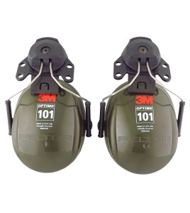 Coquilles 3M PELTOR Optime 101 H7P3E pour casque de sécurité, NRR 24 dB