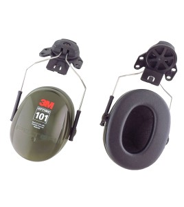 3M PELTOR Optime 101 H7P3E earmuffs for hard hat, NRR 24 dB