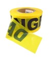 Yellow barricade tape, DANGER, 3 in X 1000 ft.