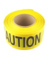 Yellow barricade tape, CAUTION, 3 in X 1000 ft.