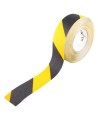 Warning yellow and black non-slip self adhesive tape, 2 inches X 60 ft.