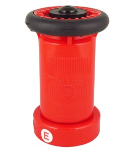 ULC Fire hose adjustable nozzle of 1.5 in diameter