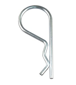 Safety pin for heavy-duty extinguisher hangers